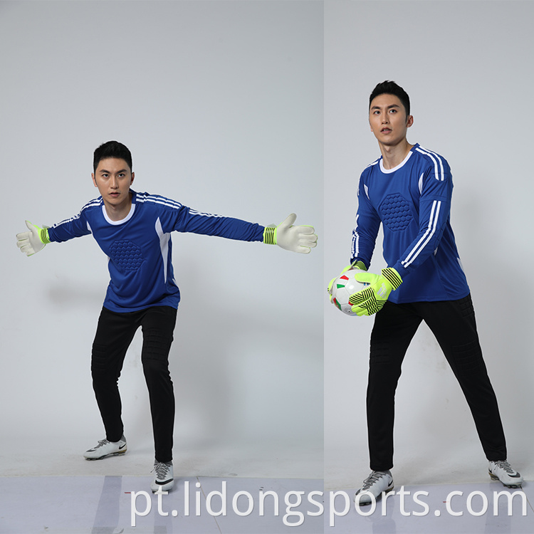 2021 Lidong Sublimated Custom Design Novo goleiro Jersey